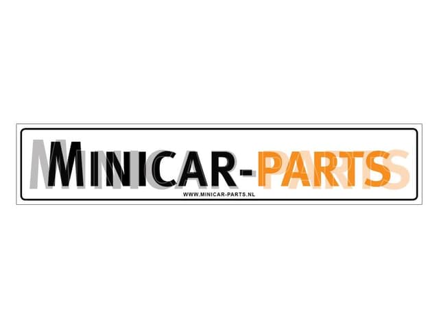 Sticker Minicar-Parts