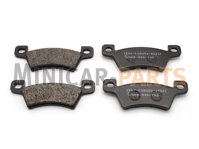 Plaquettes de frein arriere Microcar (4 pieces)