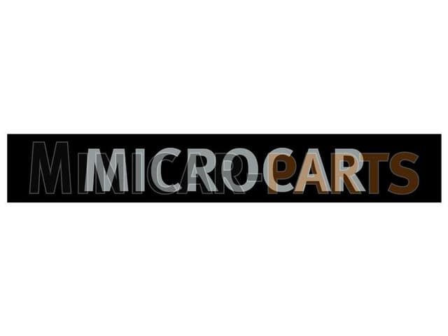 Autocollant de pare-chocs avant Microcar