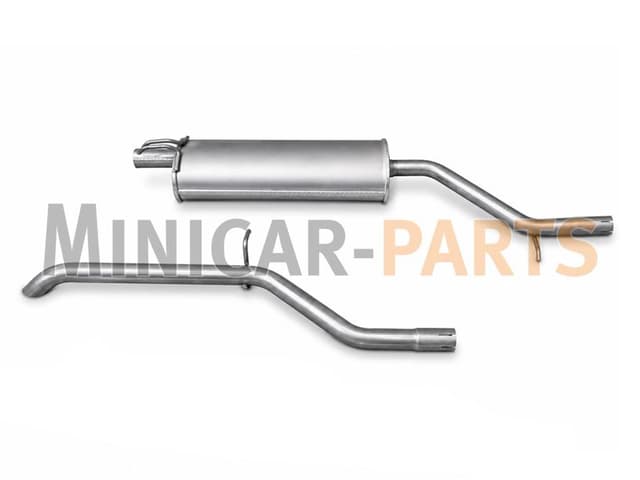 Silencieux d'échappement Microcar / Dué / Ligier Lombardini Progress